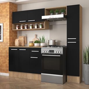 Mueble De Cocina Vekkahome Madri / 7 Puertas / 1 Caj&oacute;n