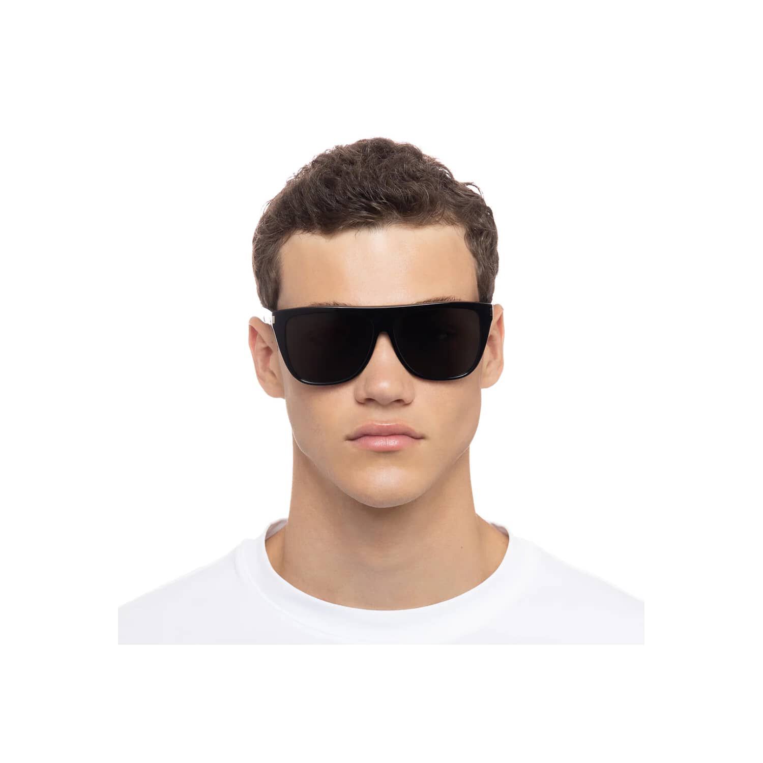 Lentes De Sol Shiny Black Yves Saint Laurent image number 3.0