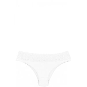 Bikini Algod&oacute;n Con Encaje Blanco 2rios