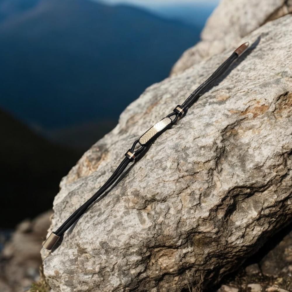 Pulsera De Hombre Cat J001b10121 Plateado-negro image number 4.0