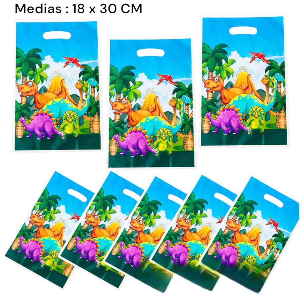 Pack Bolsas Dulces Dinosaurio Cumplea&ntilde;os Cotillon image number 2.0