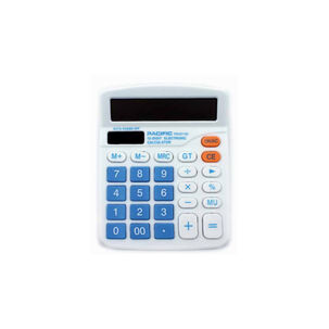 Calculadora Electr&oacute;nica 12 D&iacute;gitos Celeste - Ps