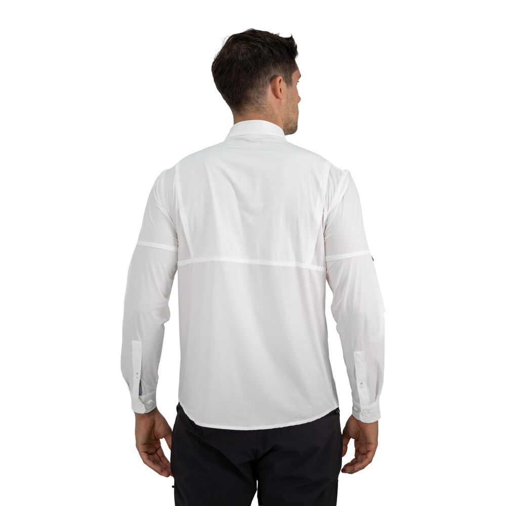 Camisa Hw Antakari Spandex Blanca image number 3.0
