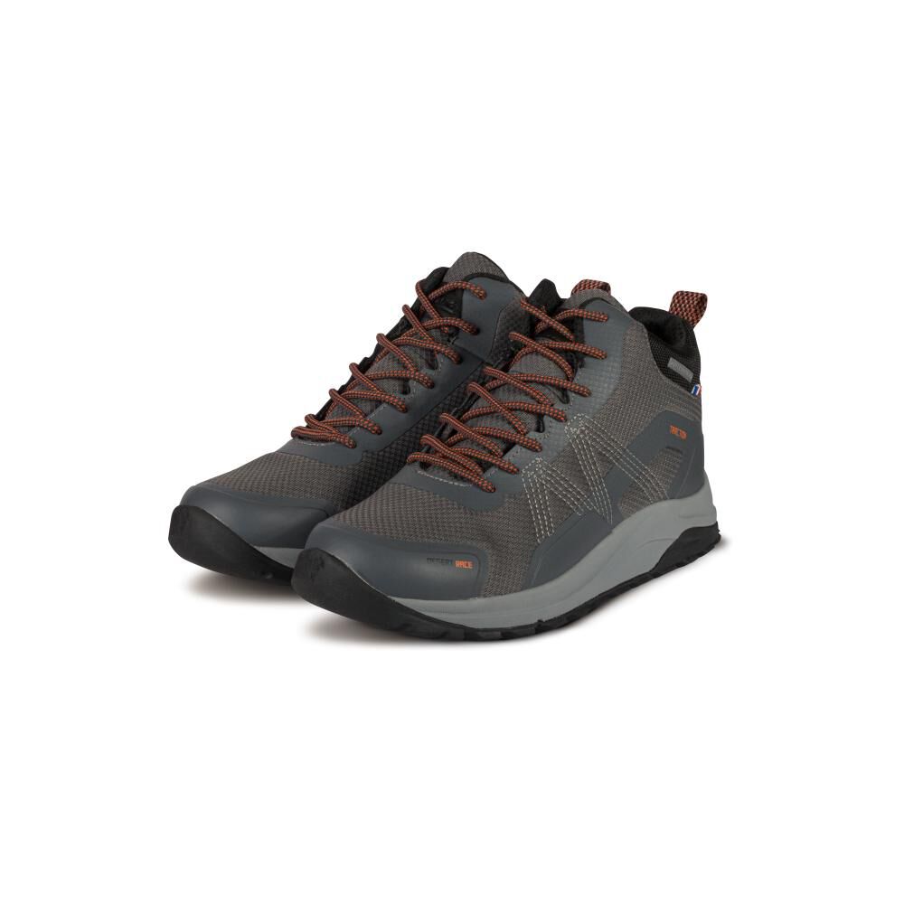 Zapatilla Outdoor Hombre Michelin Dr09 Gris-negro image number 3.0