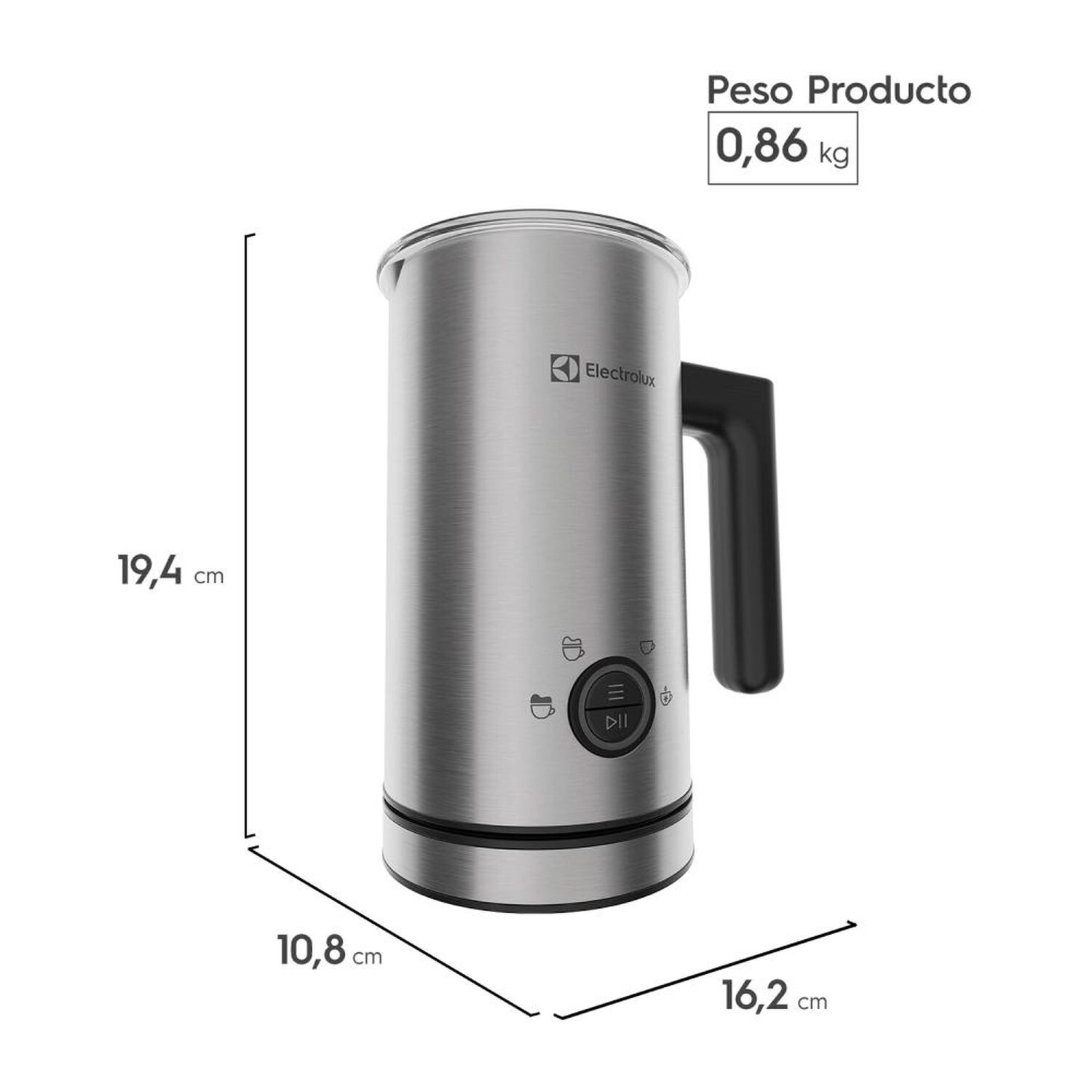 Espumador De Leche Electrolux Emf10 image number 1.0