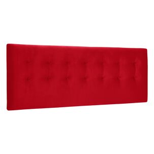 Respaldo Botone Felpa King | Incluye Soporte
