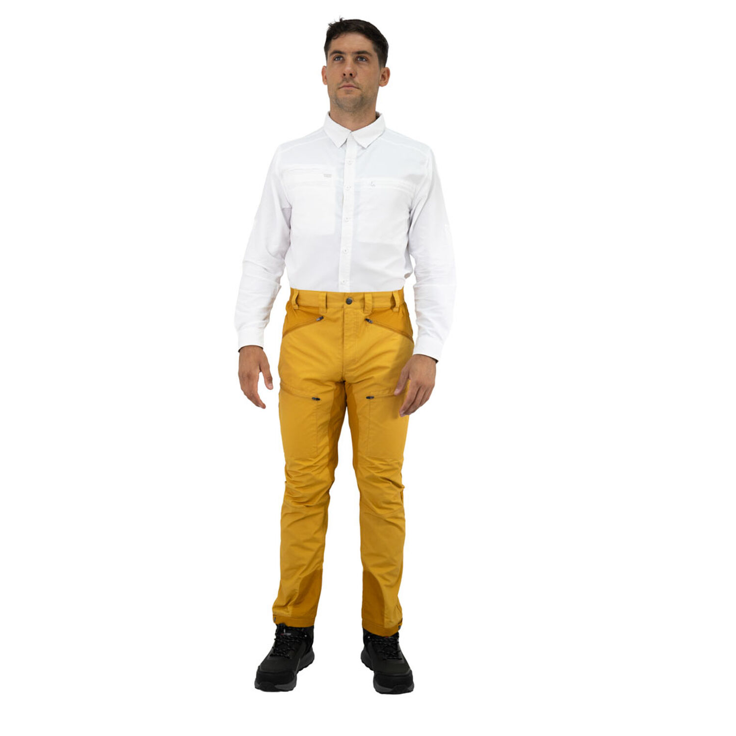 Pantal&oacute;n Outdoor Hw Bryce Canyon Mustard image number 6.0
