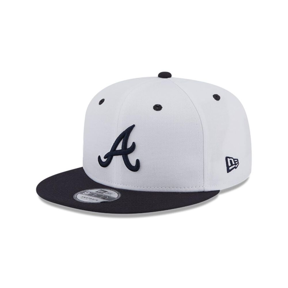 Gorra 9fifty Atlanta Braves Mlb White Crwn Patch White image number 1.0