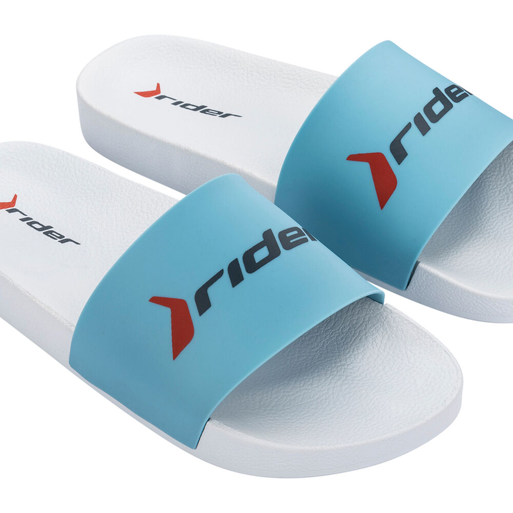 Sandalia Mujer Blanco/azul Full Basic Rider image number 1.0