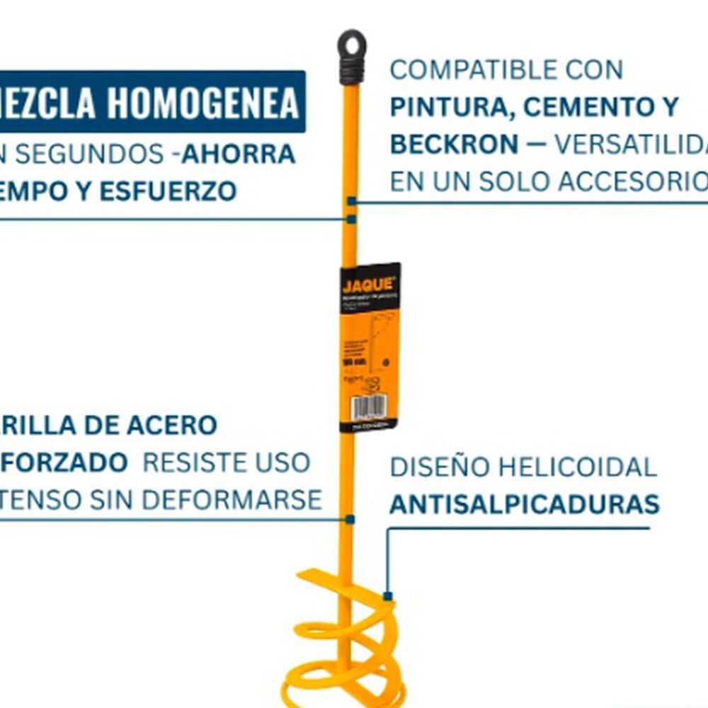 Revolvedor De Mezcla Para Beckron Pintura Y Cemento image number 2.0