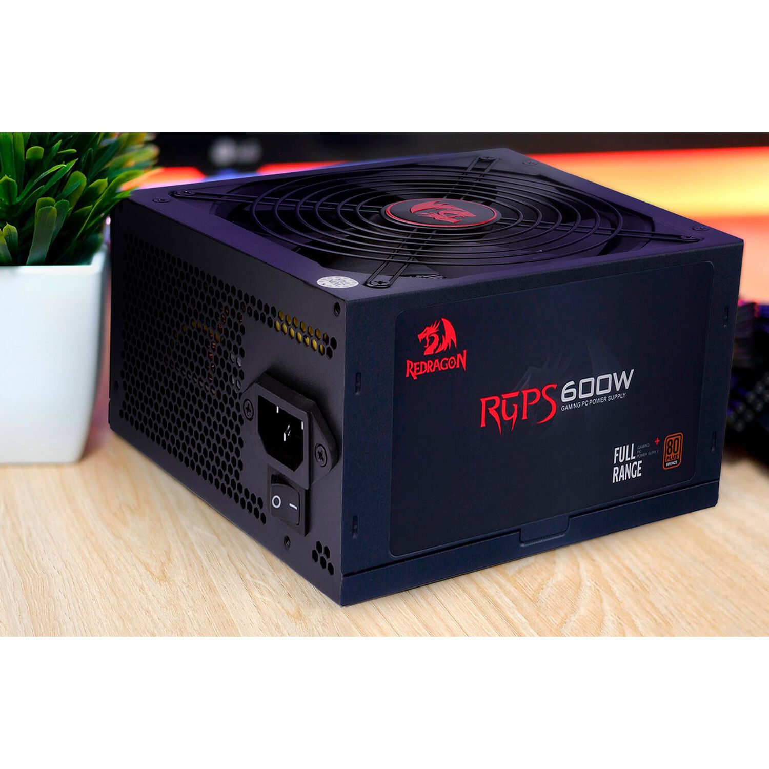 Fuente De Poder Gamer Redragon 600w 80 Plus Ultra Estable image number 8.0