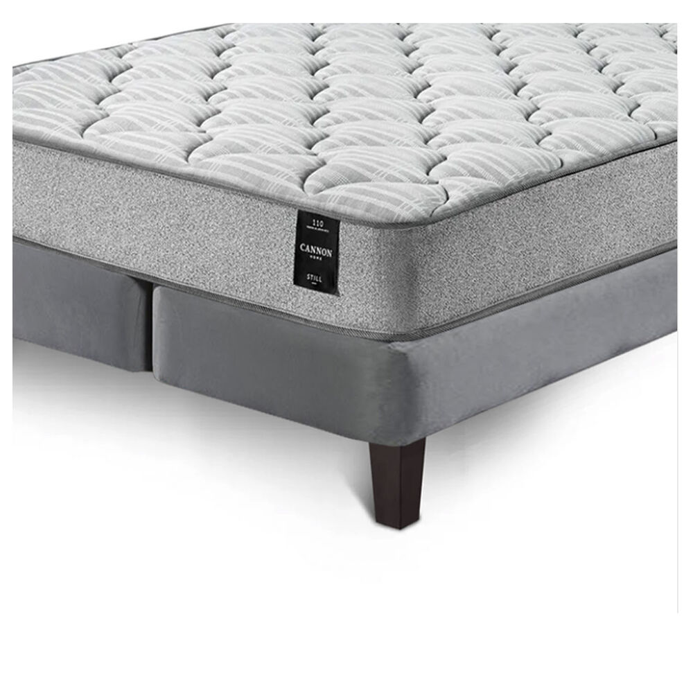 Combo Cama Cannon 2 Plazas+2 Almohadas+sabanas+respaldo Tela Gris image number 6.0