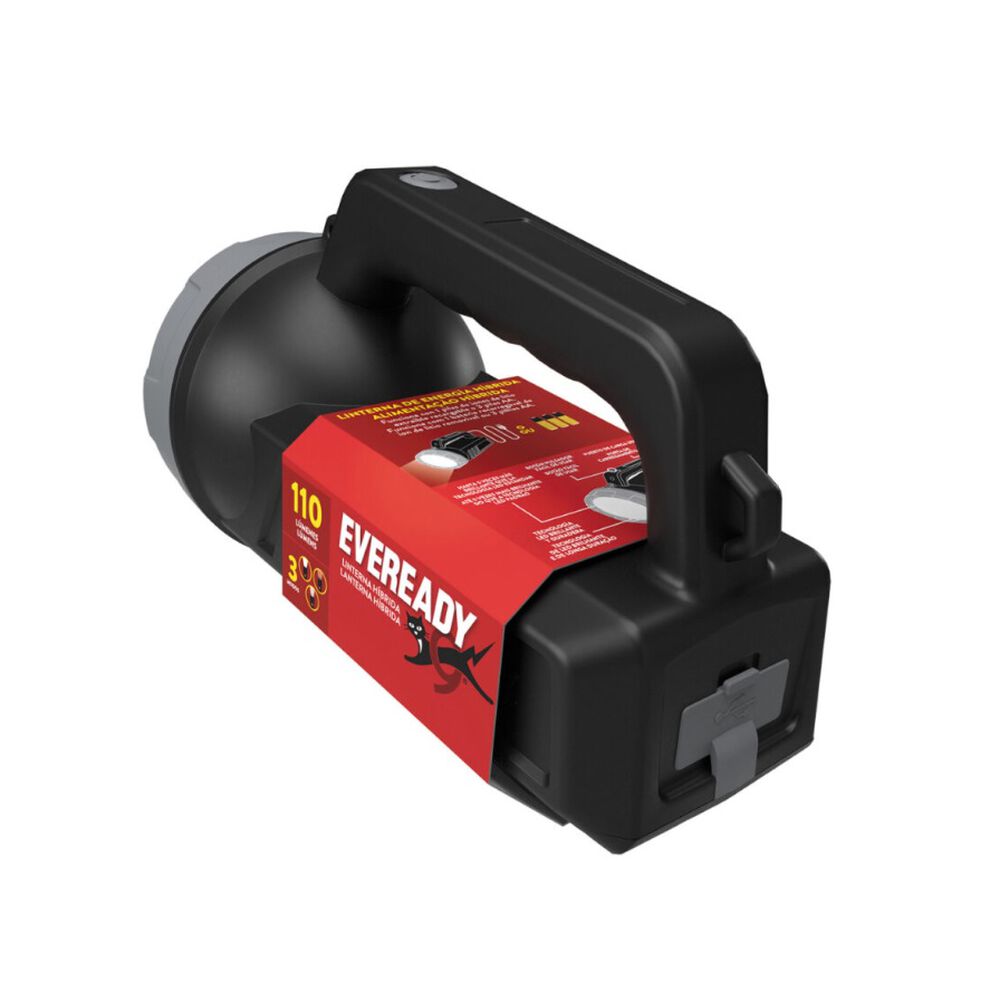 Linterna Hibrida Eveready Recargable 110 Lúmenes image number 2.0