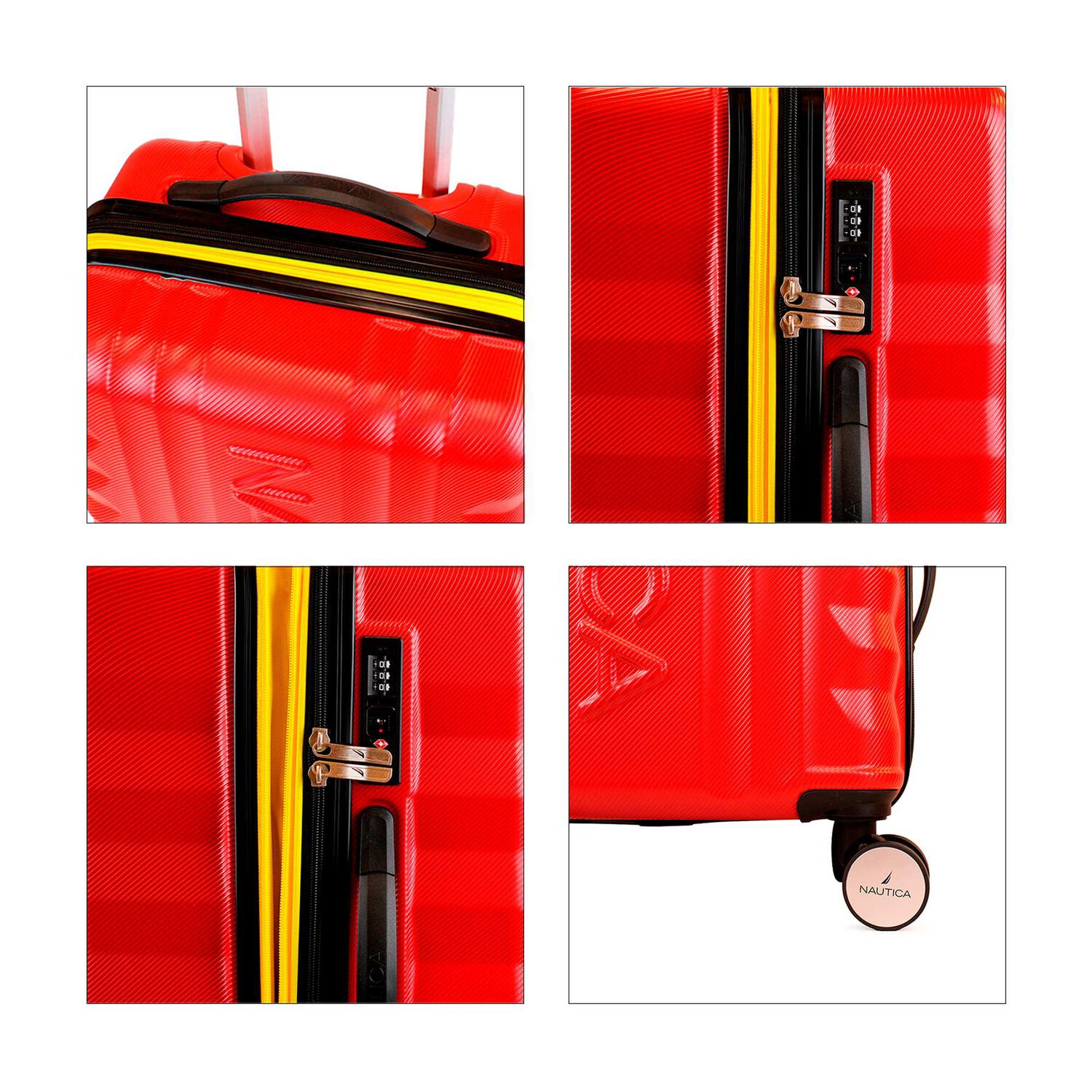 Pack 2 Maletas Nautica S+m Polonia 10kg Y 20kg Roja image number 2.0