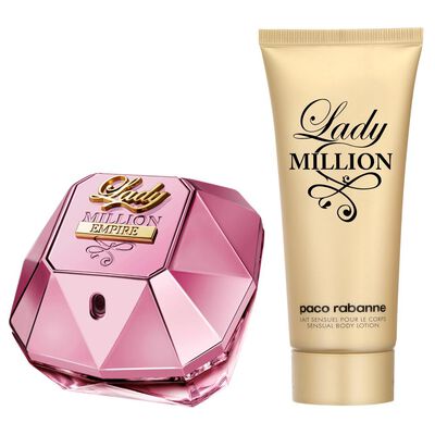 Set De Perfumería Lady Million Empire Paco Rabanne / / Edp 50 Ml + Body Lotion 75 Ml