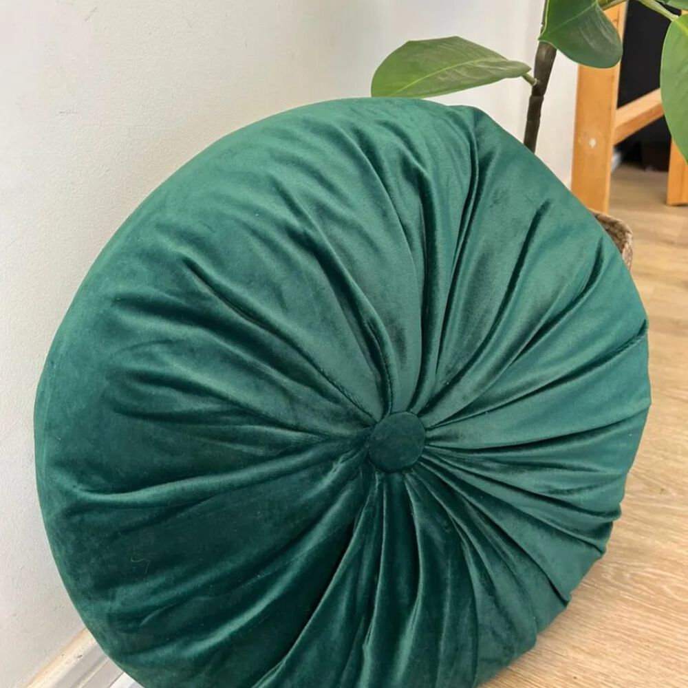 Set De 2 Cojines Redondos 44cm - Verde image number 3.0