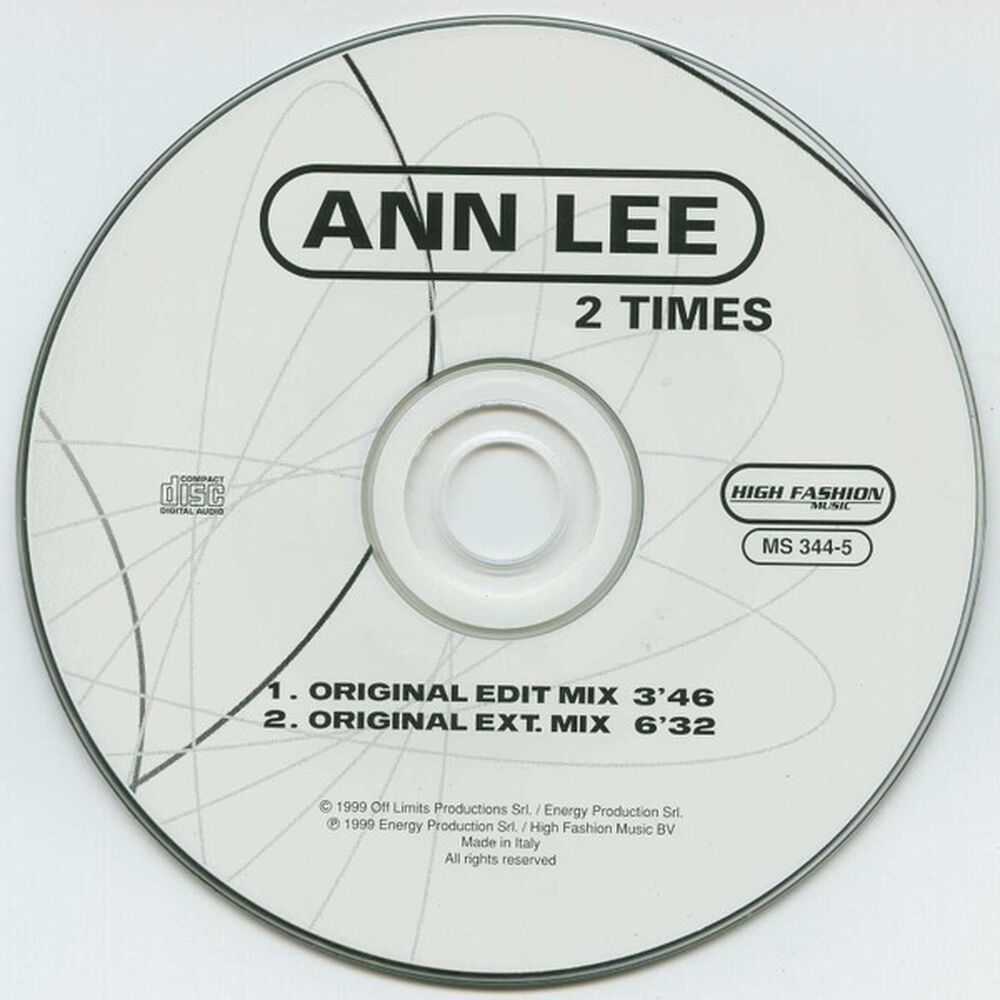 Ann Lee - 2 Time | Cd Single Usado image number 2.0