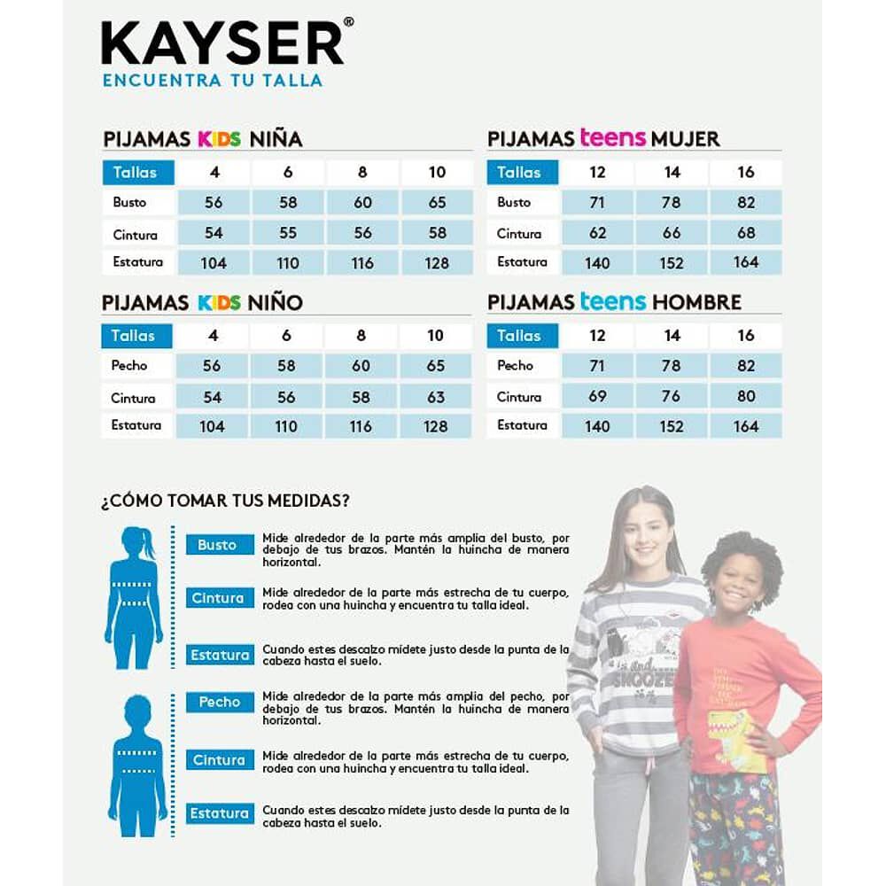 Pijama Capri Ni&ntilde;a 73.1100 Kayser image number 4.0