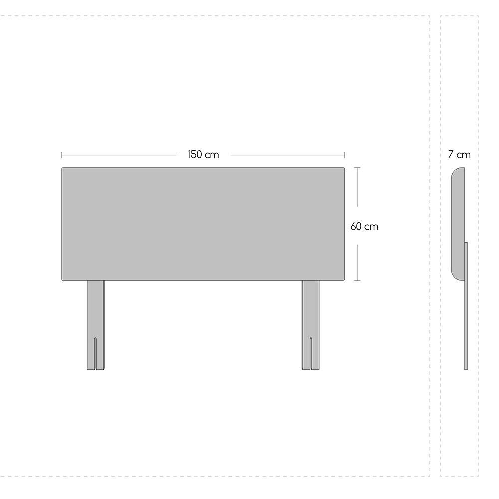 Cama Europea Celta Castello / 2 Plazas / Base Dividida + Respaldo image number 5.0