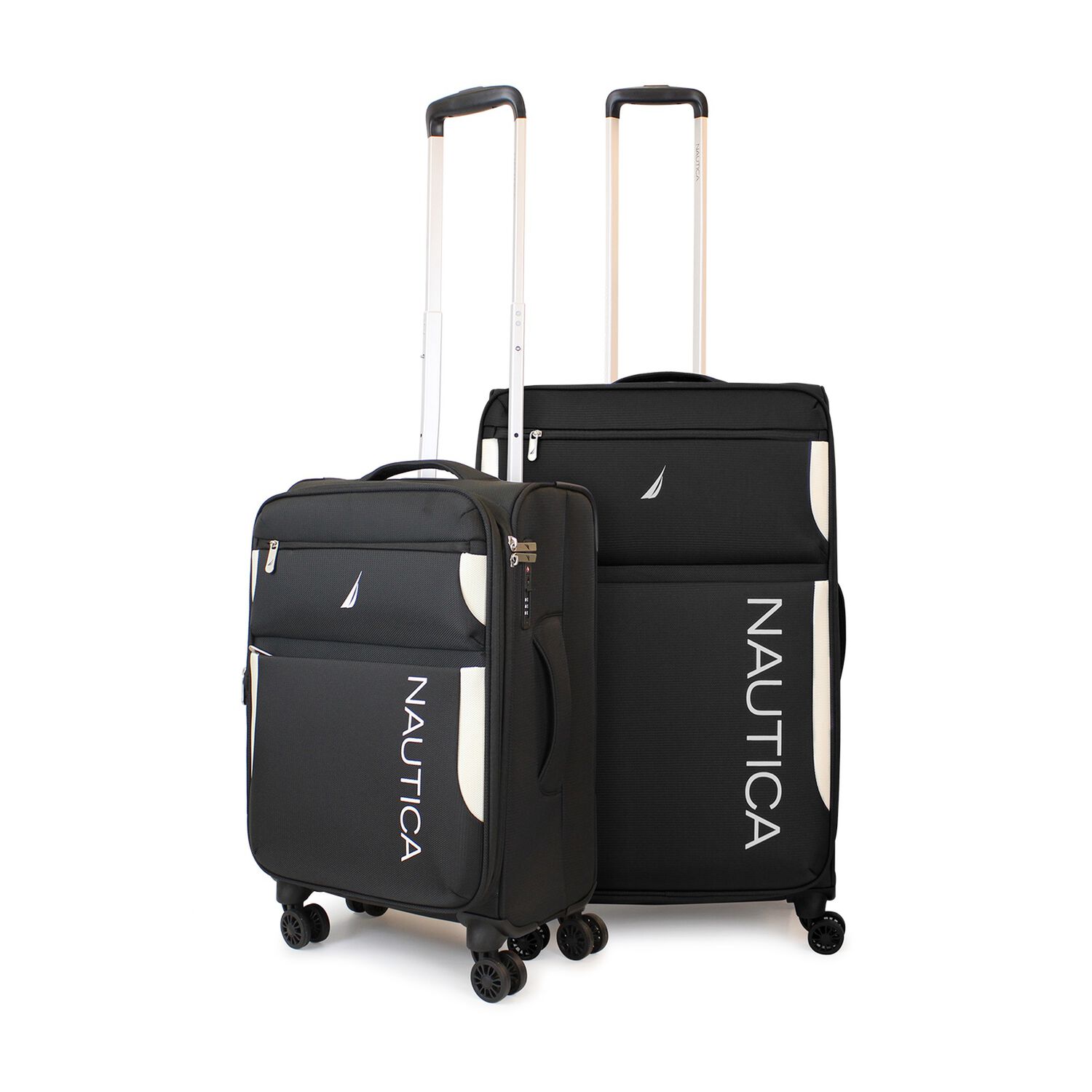 Pack 2 Maletas Blandas S+m Nautica Marbella 10kg Y 20kg Negra image number 0.0