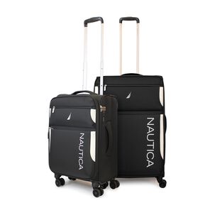 Pack 2 Maletas De Tela S+m Nautica Marbella 10k Y 20k Negra