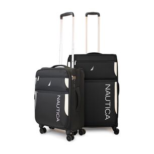 Pack 2 Maletas Blandas S+m Nautica Marbella 10kg Y 20kg Negra