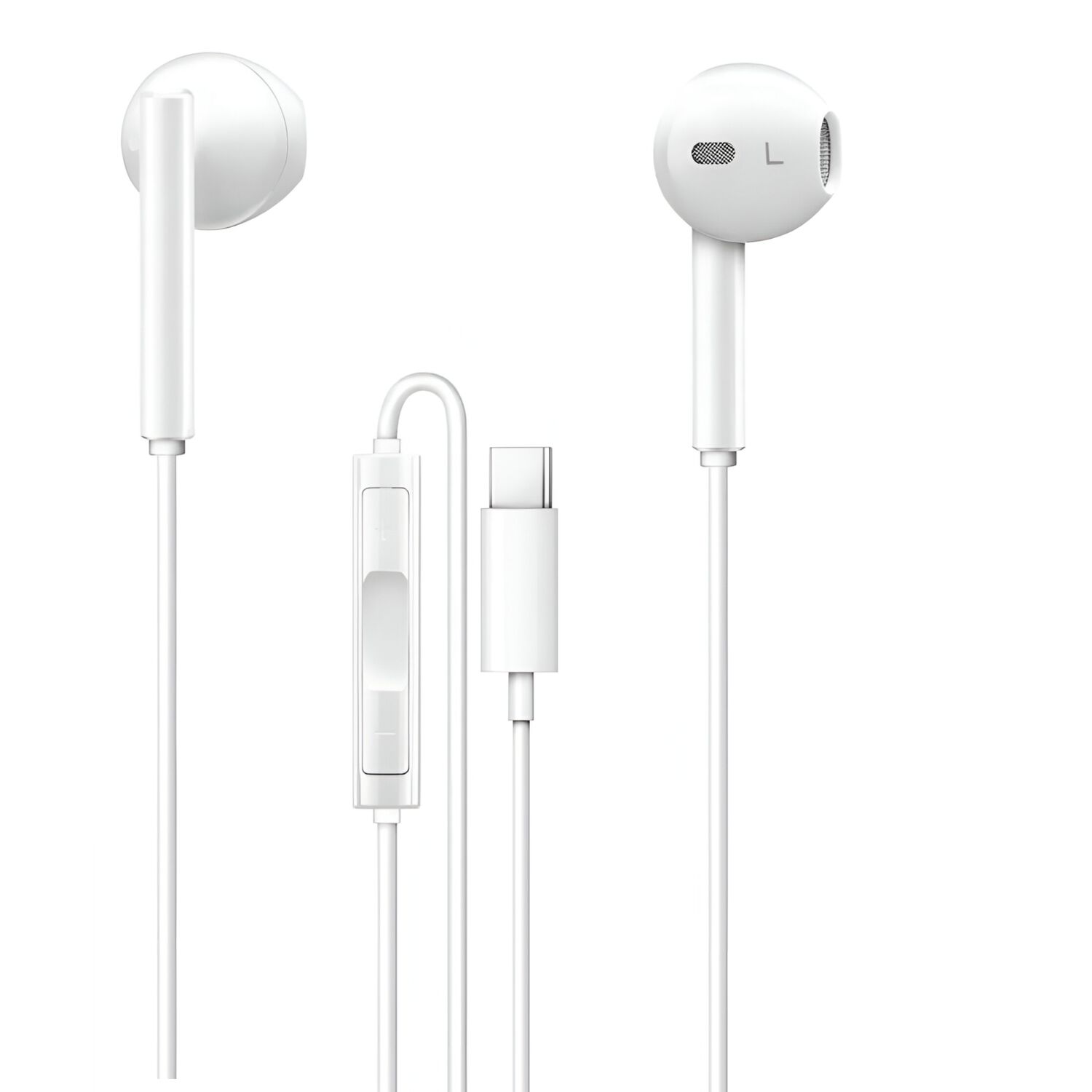 Audífonos Usb-c Hifi Manos Libre Tecmaster White Tm-300516