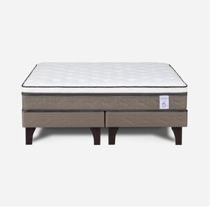 Cama Europea Rosen New Style 6 / 2 Plazas / Base Dividida