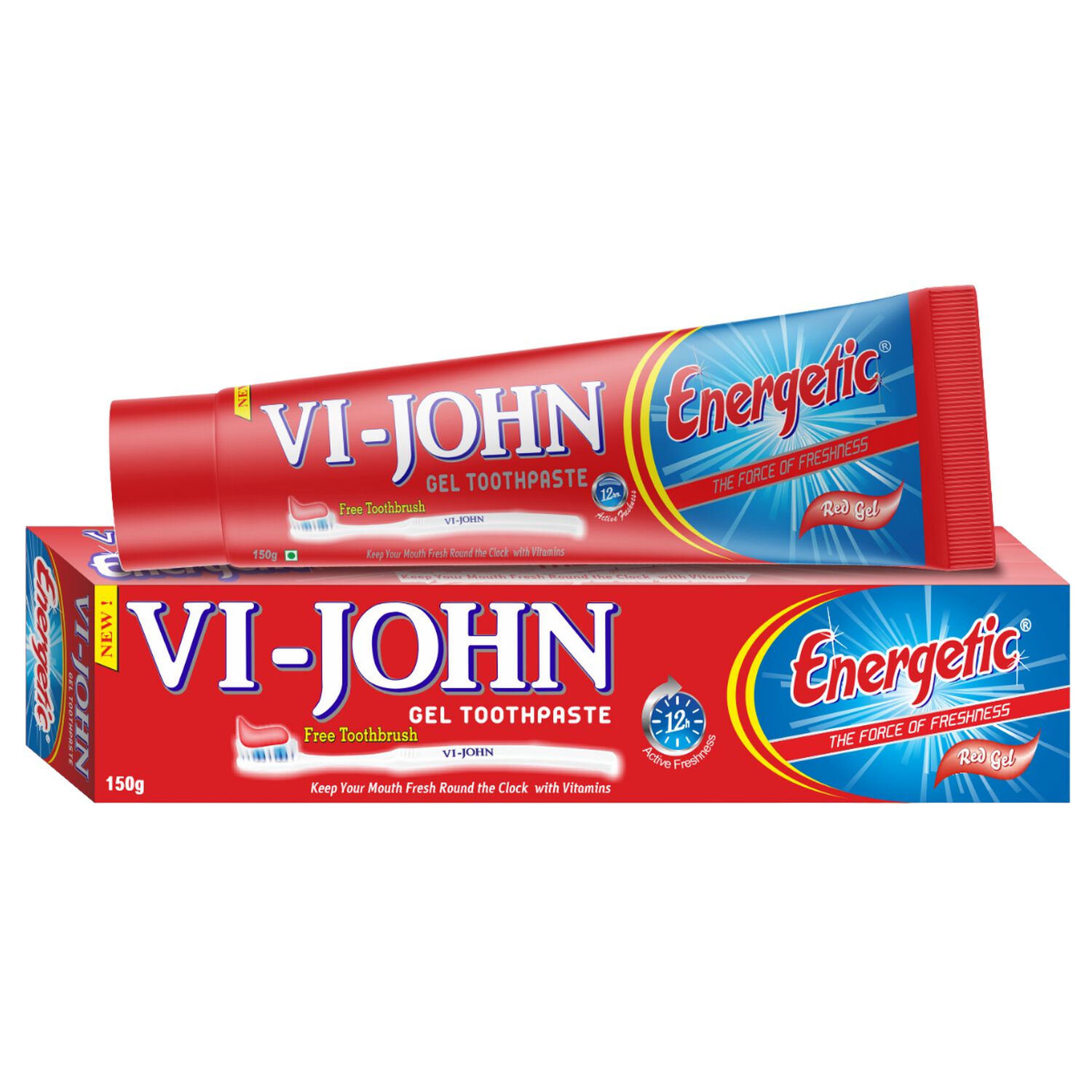 Vi John Pasta Dental Energic Gel 150 Gr image number 0.0