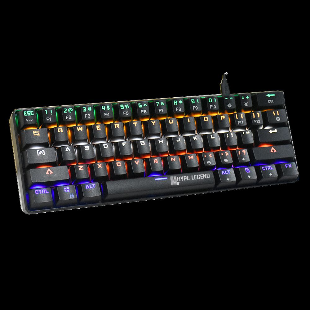 Teclado Hype Legend Rebel Qwerty Outemu Red Us Negro Rgb image number 1.0