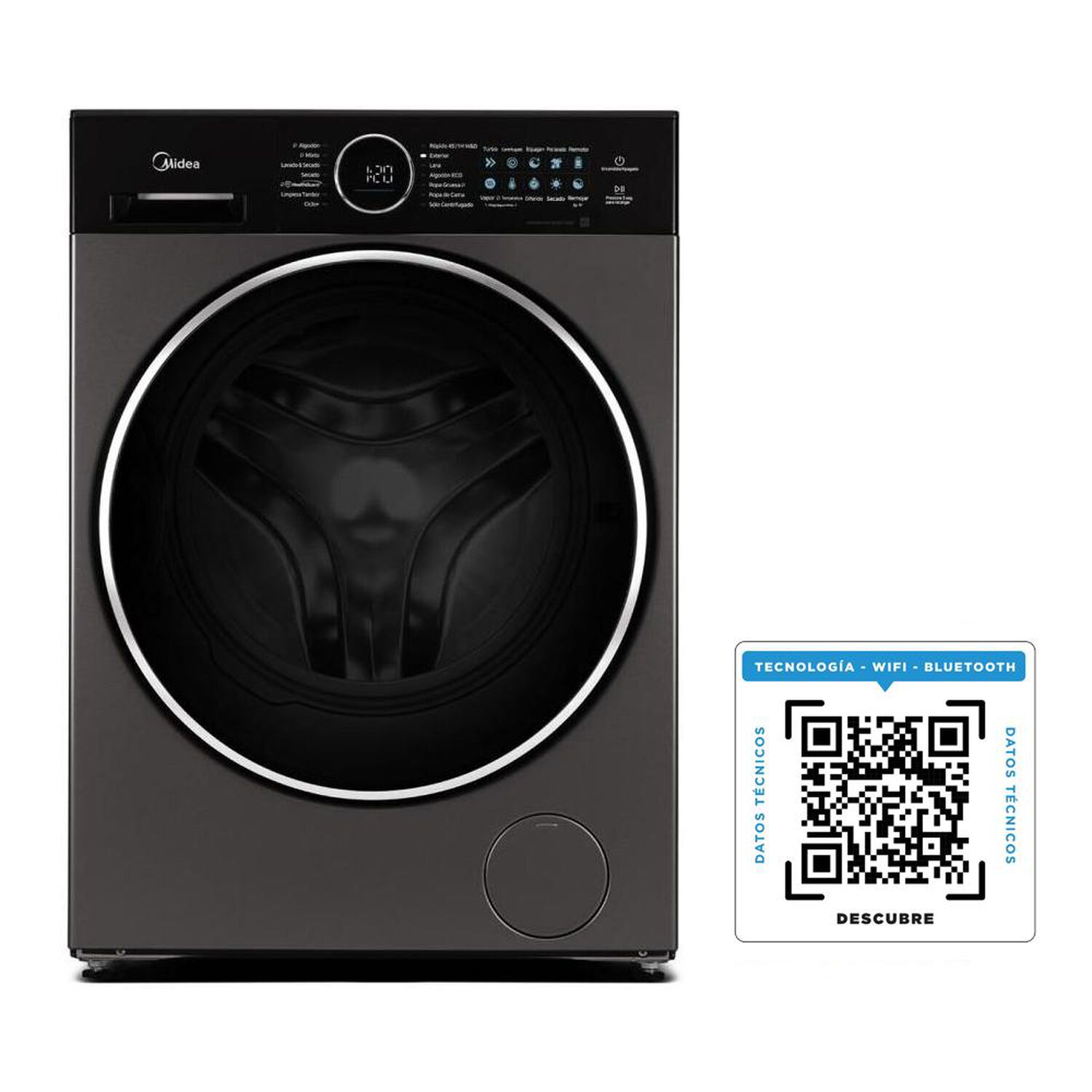 Lavadora Secadora Midea Perfect Fit MF210D120WB/T / 12 Kg / 10 Kg image number 10.0