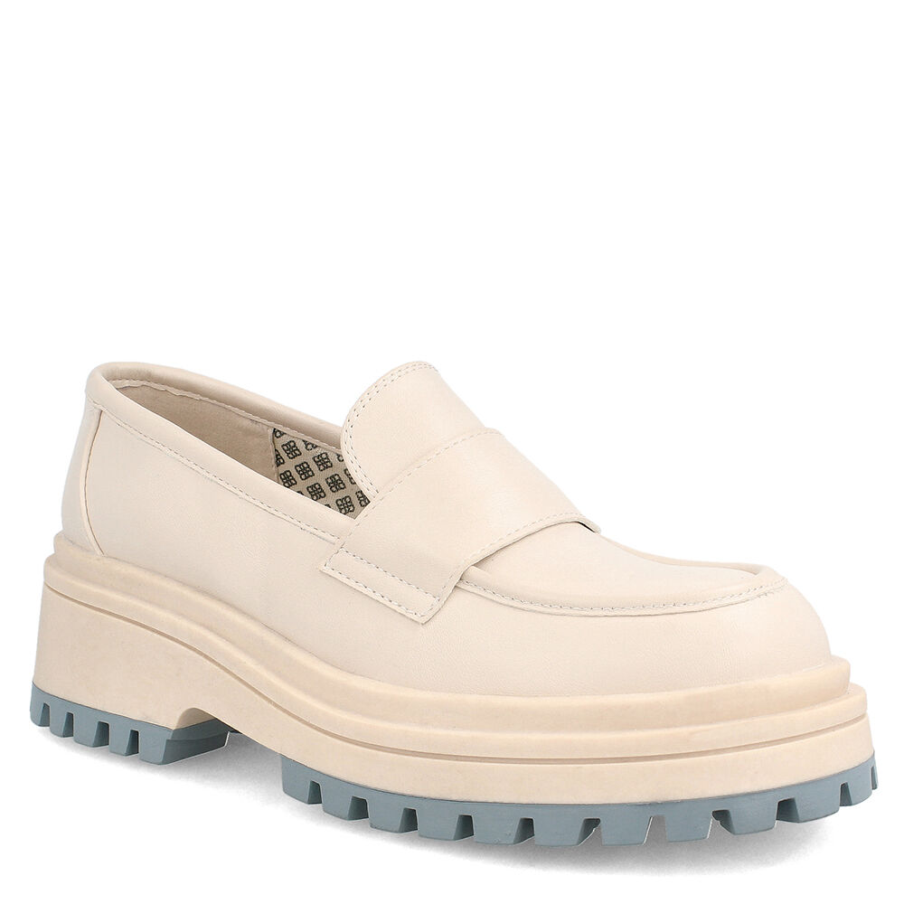 Mocasin Mujer Bata Red Label Raffa Blanco image number 0.0
