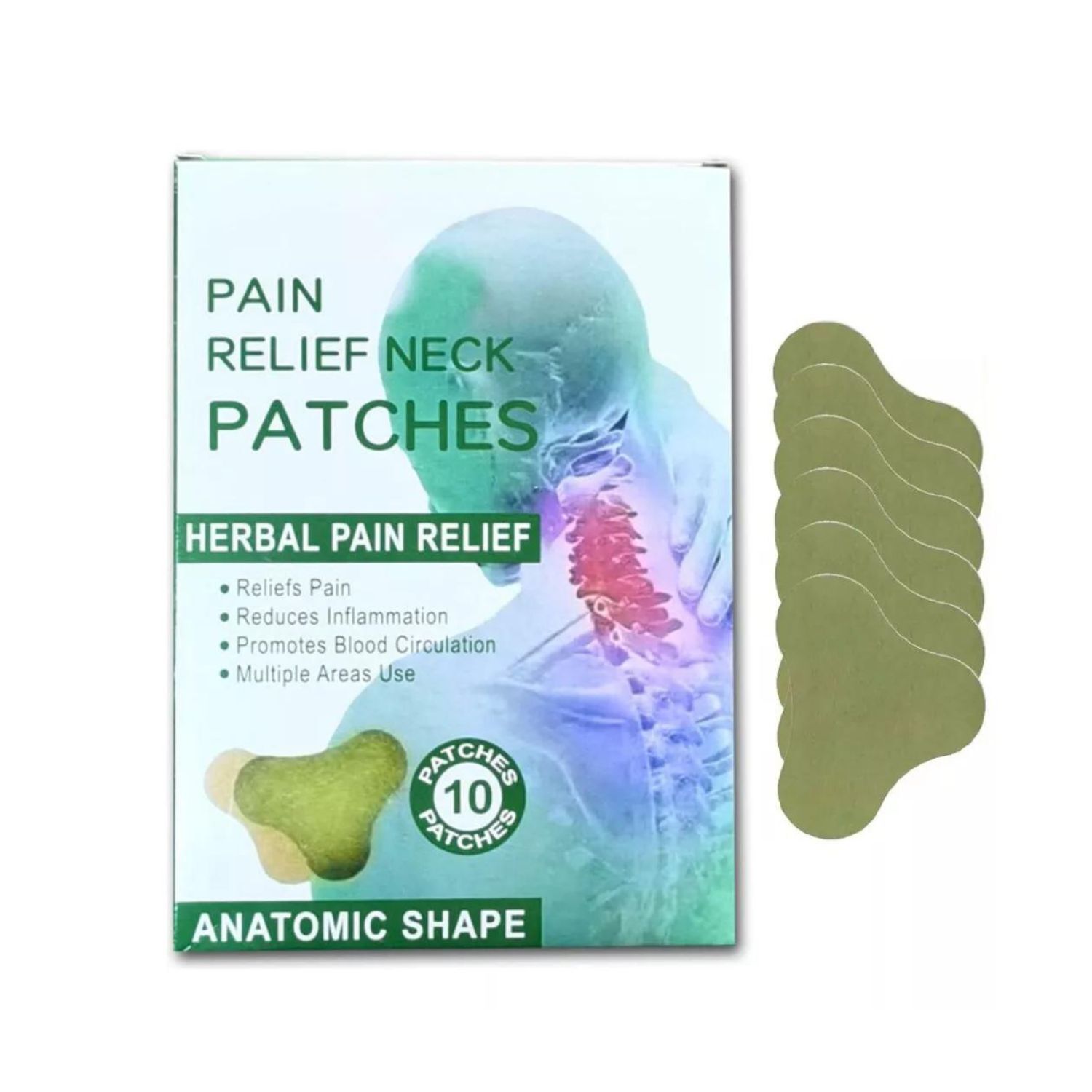 Parches Para El Cuello 10 Piezas 10cm Blanco Calidad Premium image number 2.0