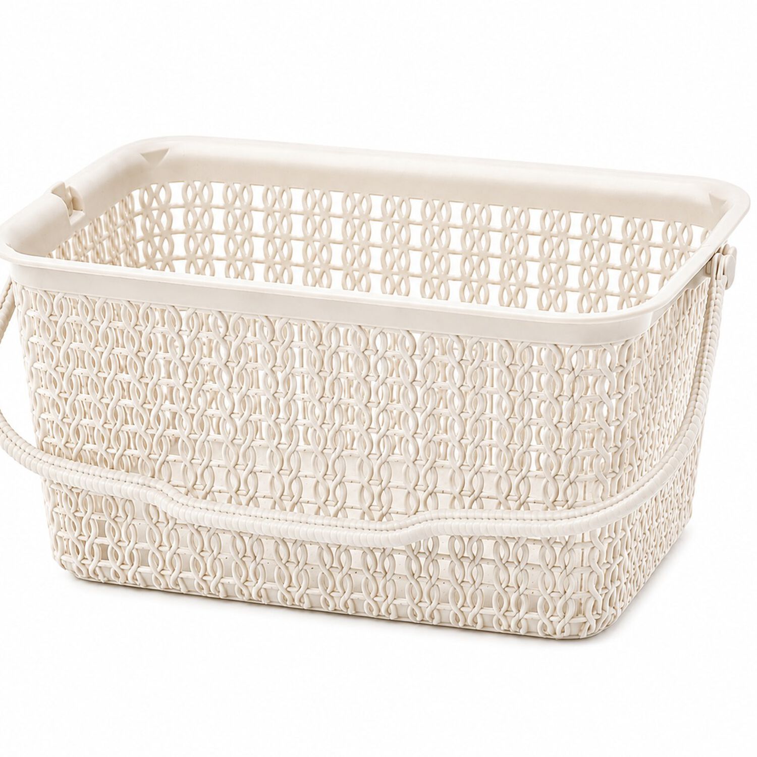 Canastilla Multiusos Khipu 3.8 Litros Marca Reyplast Color Beige image number 2.0