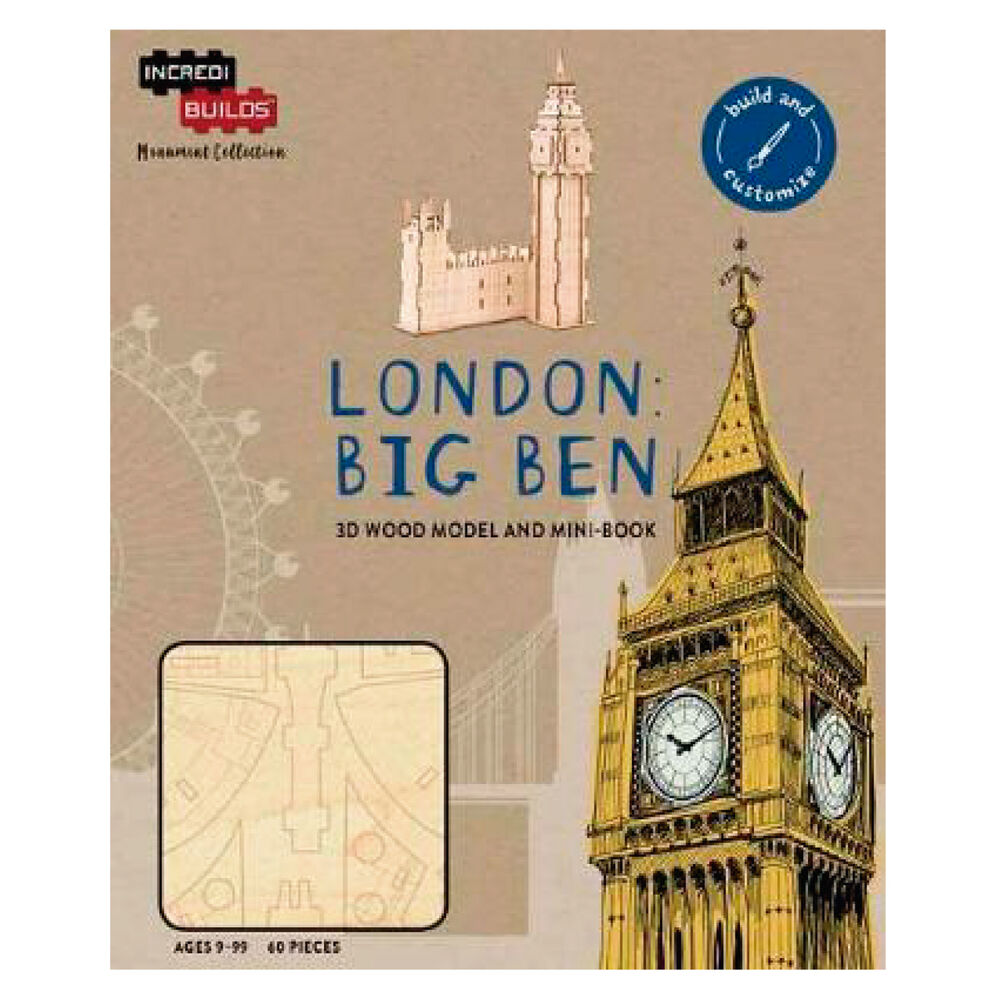 Londres Big Ben, Modelo Para Armar image number 1.0