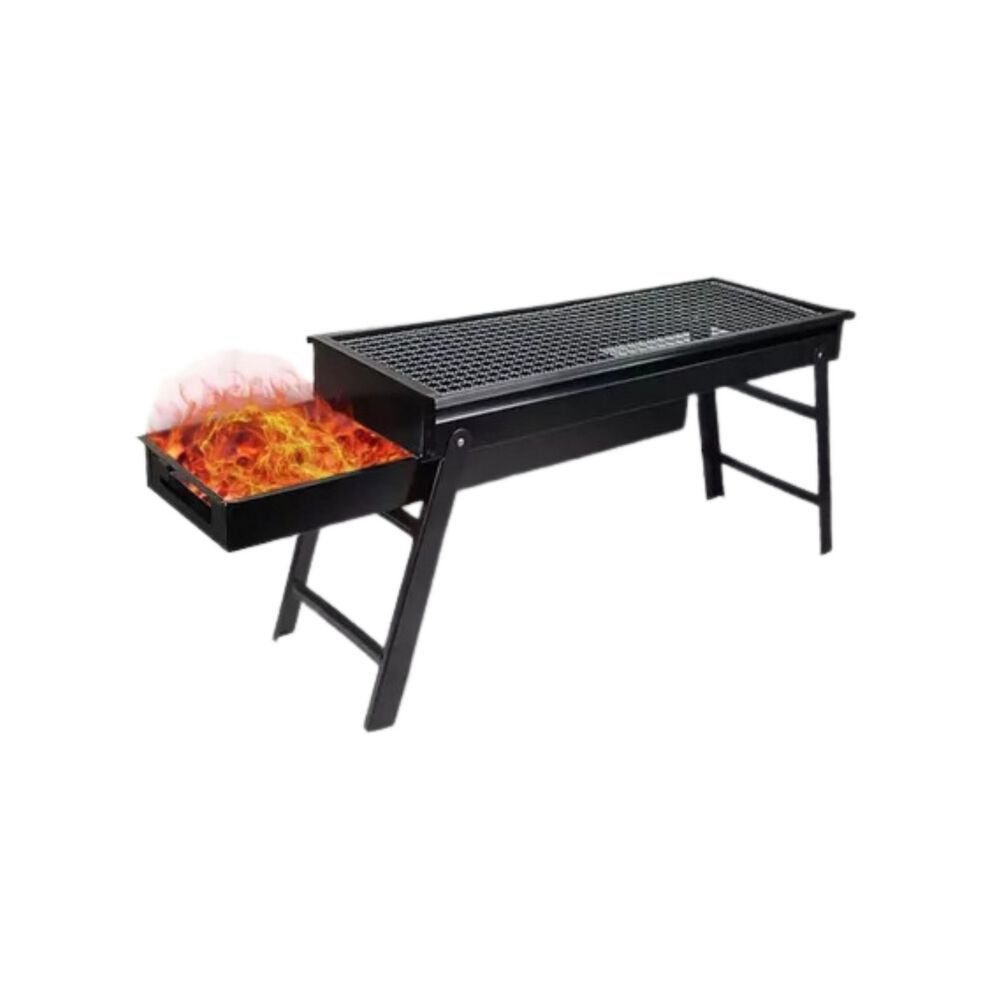 Parrilla Barbacoa Asado Grill Antiadherente 60x22x33 Cm image number 3.0