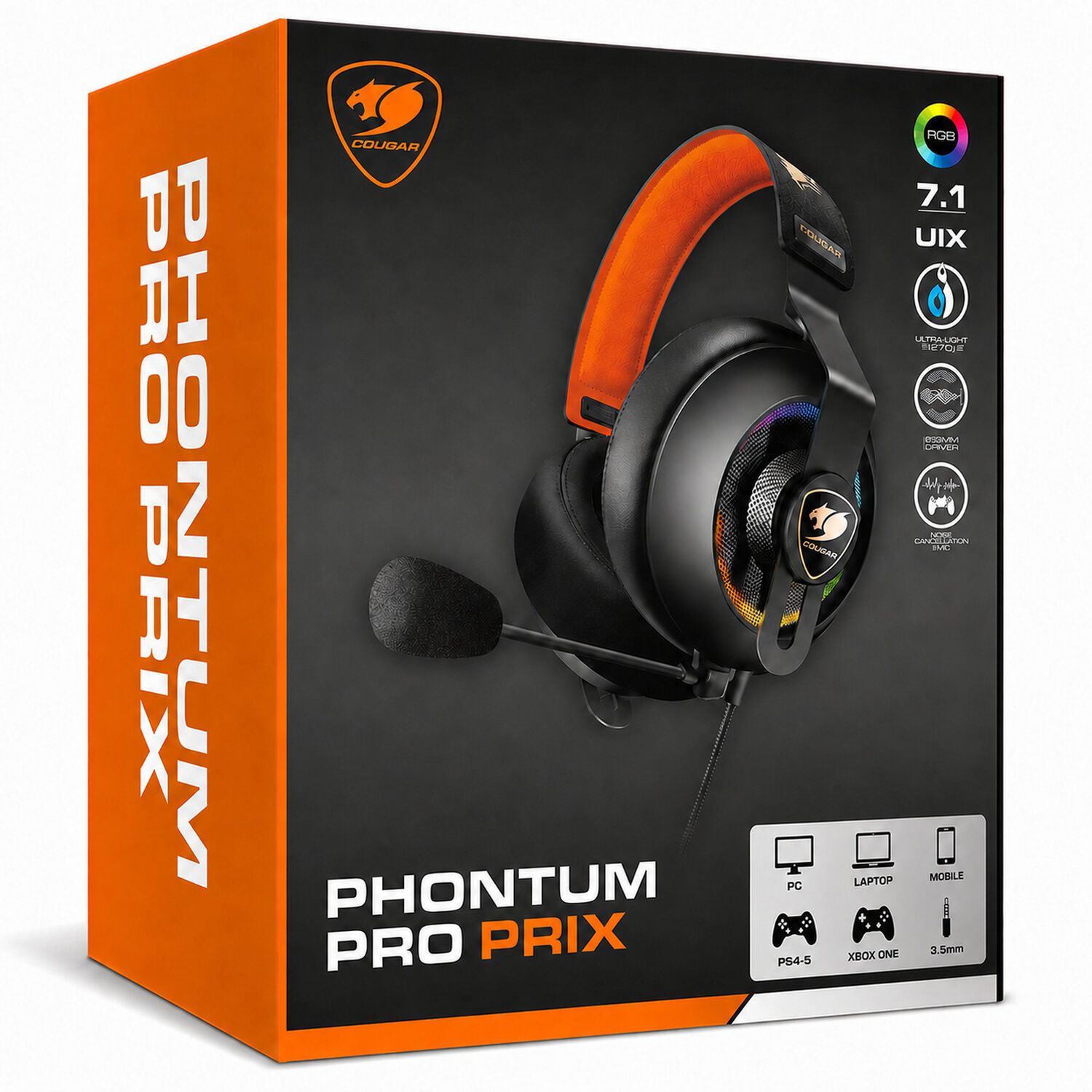 Audifonos Cougar Phontum Pro Prix Usb 7.1 Multiplataformas image number 8.0