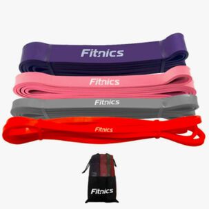 Bandas Elasticas Resistencia Set 4 Latex
