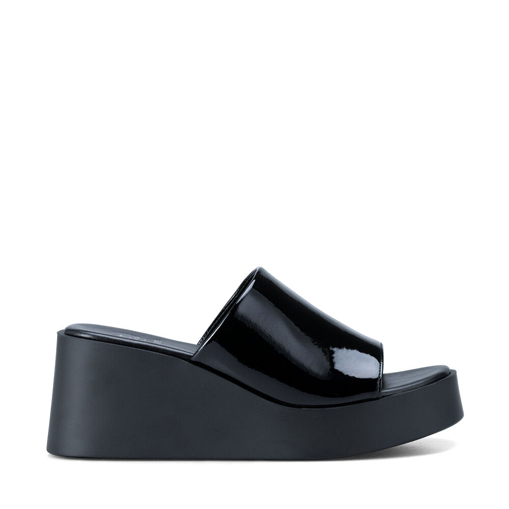 Sandalia Casual Plataforma Negra Mujer Weide Qiu330 image number 0.0