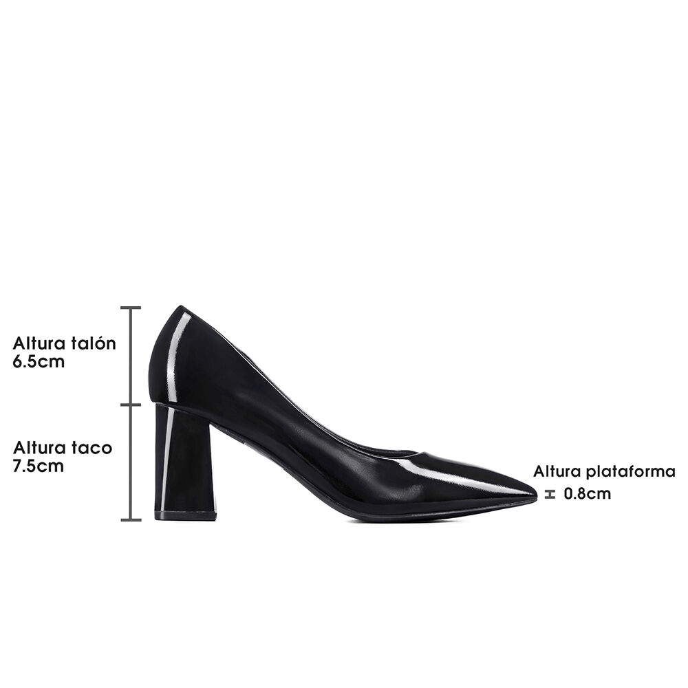 Zapato Taco Charol Puntiagudo Moda Mujer Weide You526 image number 7.0