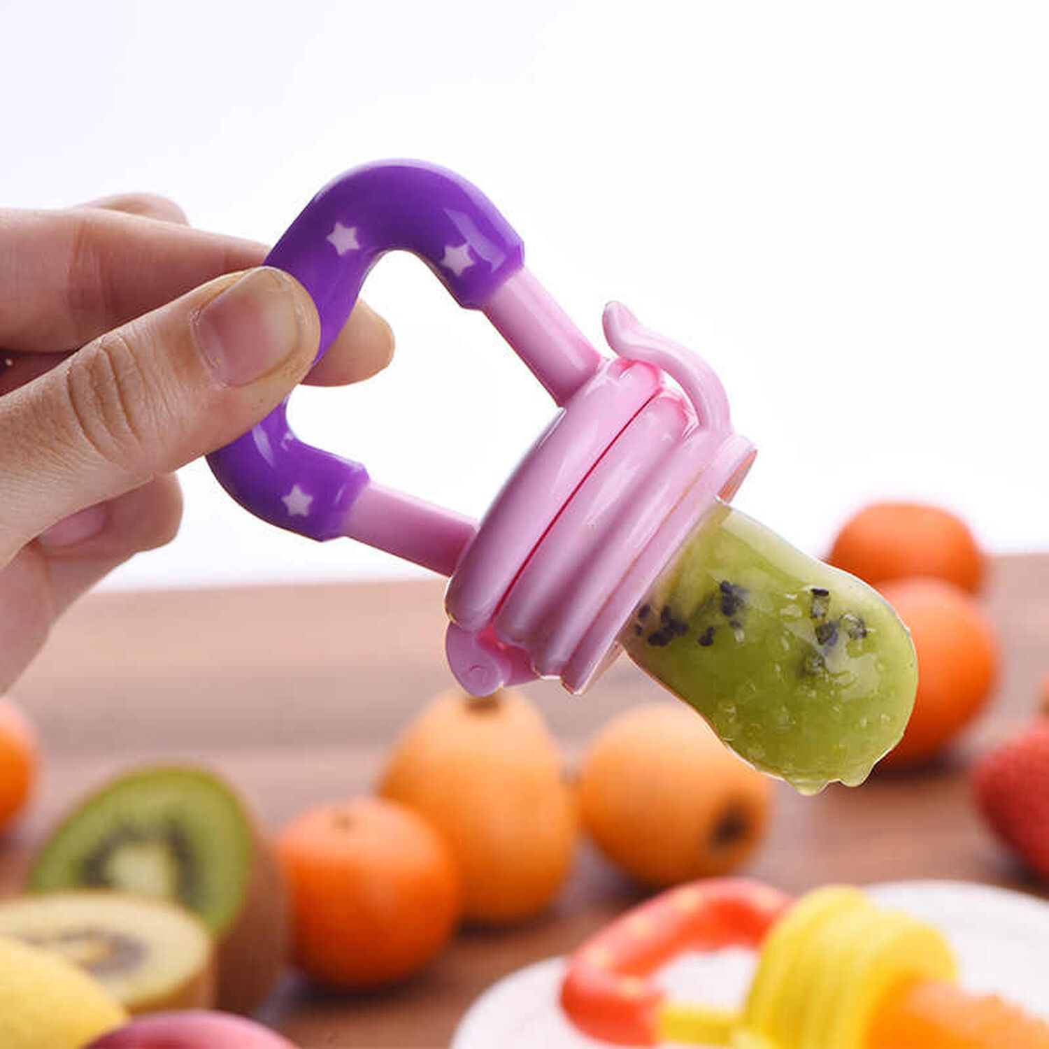 Chupete Silicona Bebe Para Comer Frutas Y Verduras image number 3.0