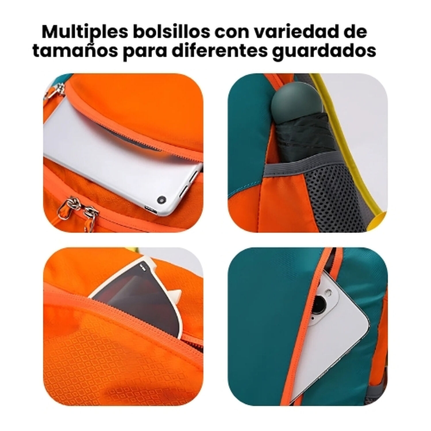 Mochila Bolso 15 Litros Escolar Senderismo Aire Libre image number 4.0