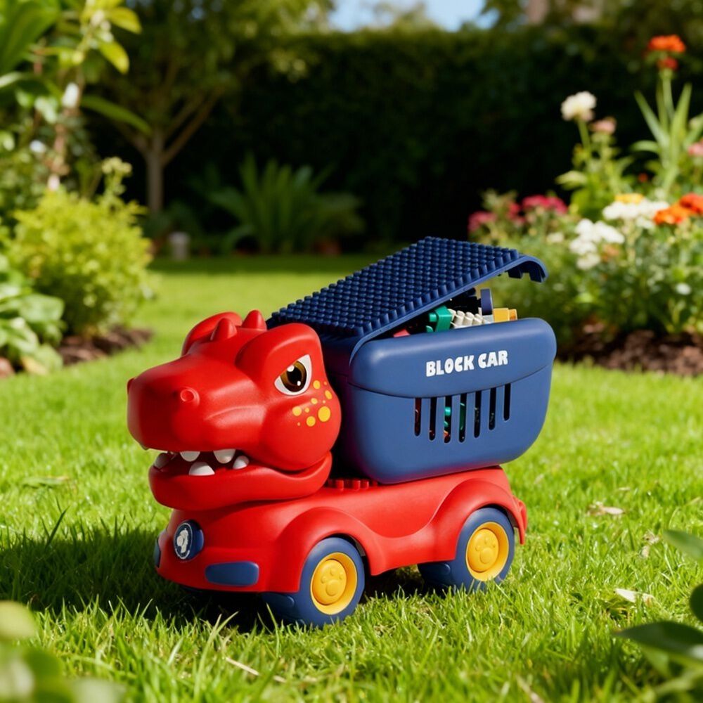 Cami&oacute;n Juguete Dinosaurio Con Bloques Did&aacute;cticos Para Ni&ntilde;os image number 11.0