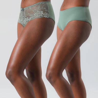 Pack Pantaleta Flores / 2 Piezas