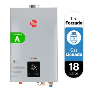Pack Calefont Rheem 18l T. Forzado G. Licuado + Kit