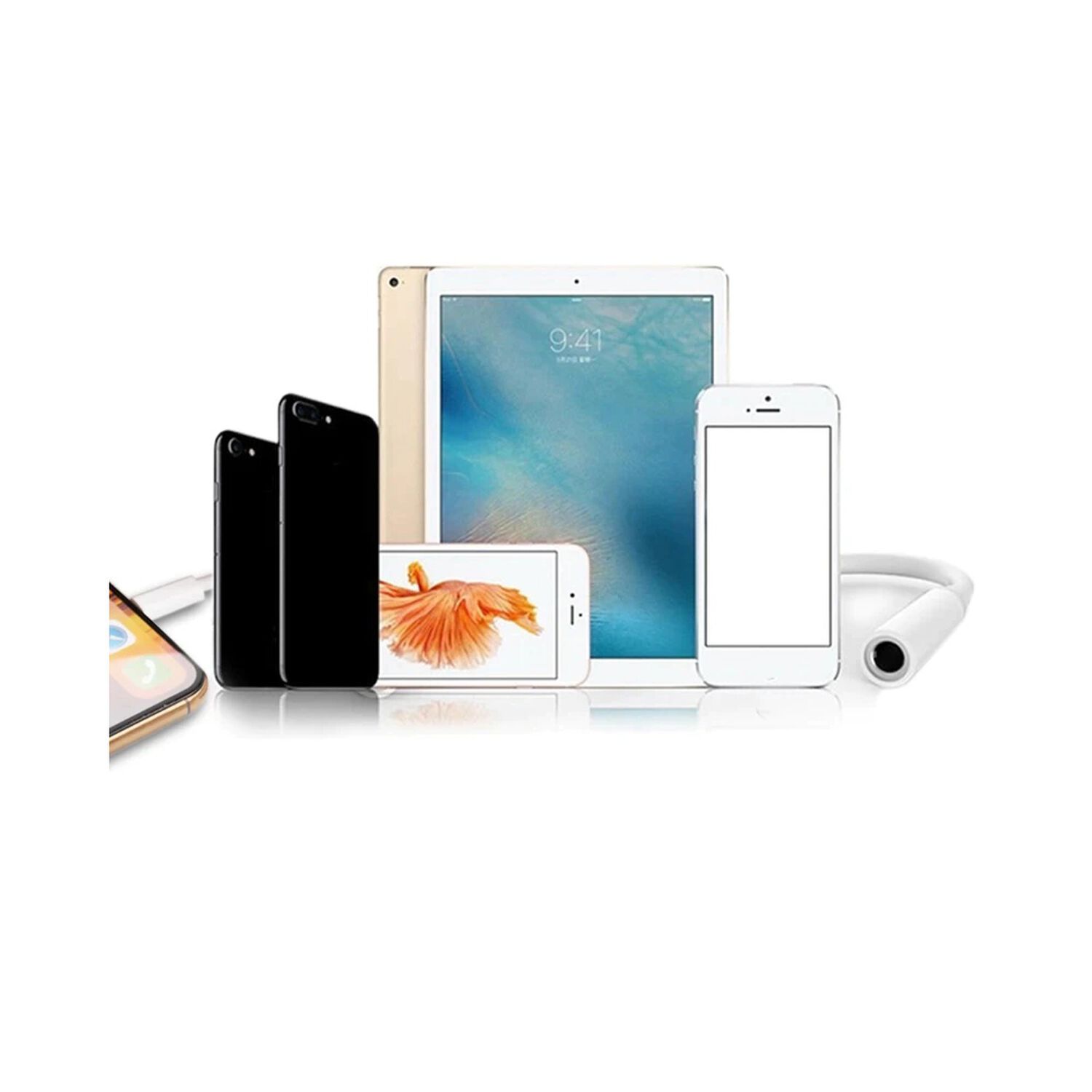 Adaptador De Aud&iacute;fonos Compatible Iphone Lightning A Jack 3.5mm image number 9.0