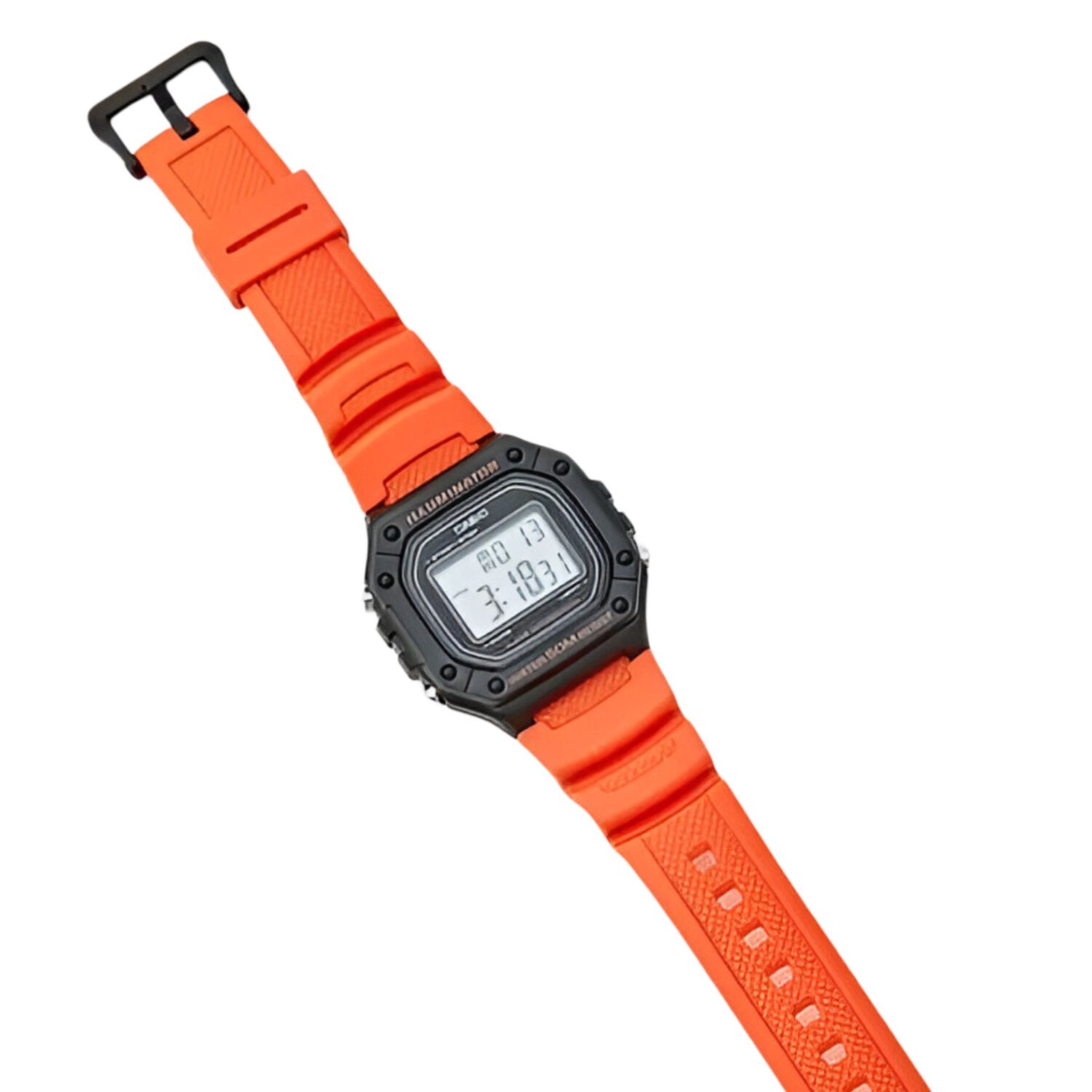 Reloj Casio Hombre W-218h-4b2vdf Orange Edition image number 4.0