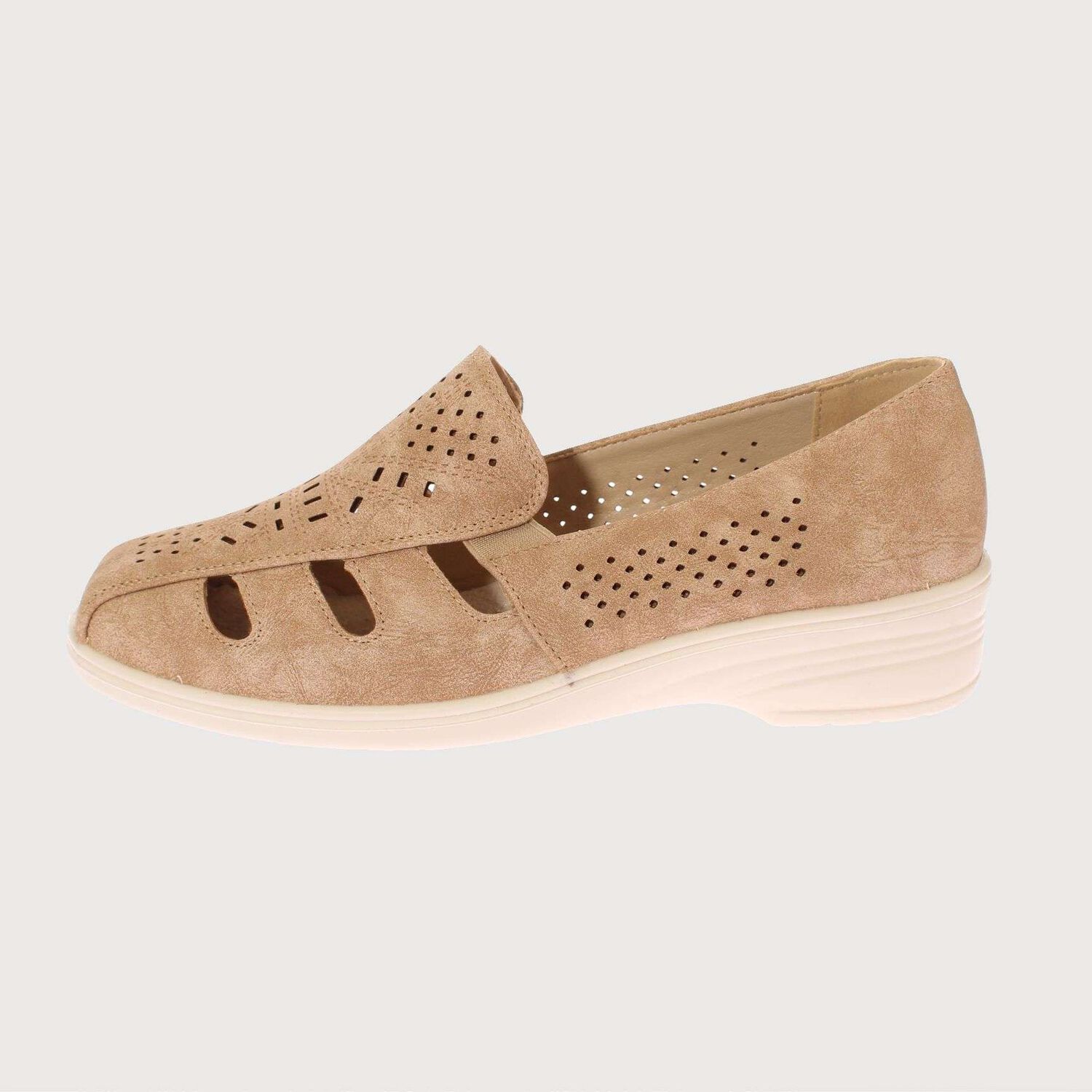 Sandalia Confort Khaki V&iacute;a Franca Art. 5flxn0046ckhaki image number 1.0