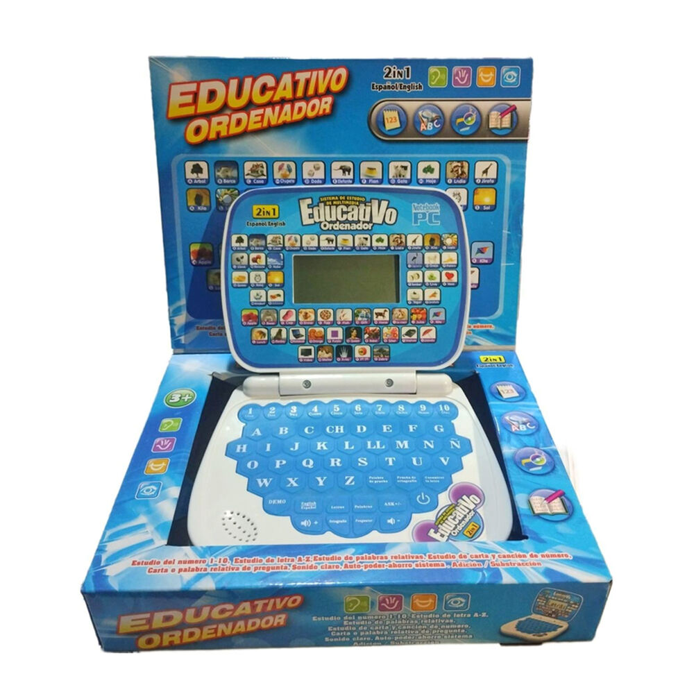Mini Ordenador Didactico Educativo Juguete Notebook Infantil image number 4.0