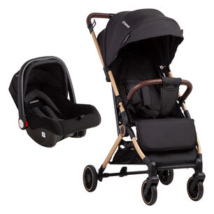 Coche Maleta Compacto Travel System Soho Negro Bebesit